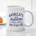 thumbnail image 3 of CafePress - Awesome 100 Year Old Mug - 11 oz Ceramic Mug - Novelty Coffee Tea Cup, 3 of 4