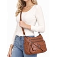 thumbnail image 4 of Deago Crossbody Bags for Women Pocketbooks Soft PU Leather Ladies Purses and Handbags Multi Pocket Shoulder Bag with Adjustable Strap, 4 of 10