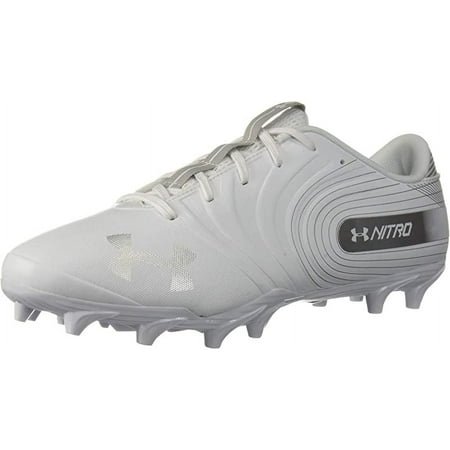NEW Mens Under Armour Nitro Low MC Football Cleats White Sz 12.5 M