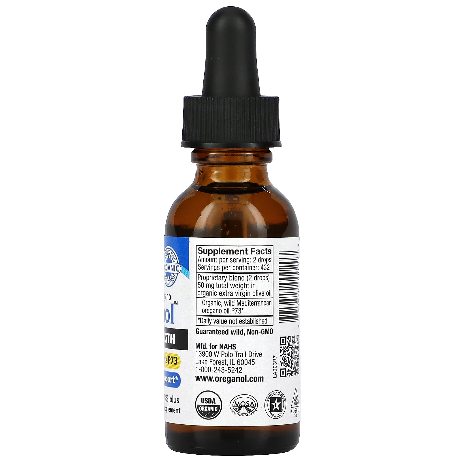 North American Herb & Spice Oreganol, Super Strength, 1 oz