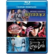 WARNER BROS. Beetlejuice / Charlie and the Chocolate Factory / Tim Burton's Corpse Bride (Blu-ray), Warner Home Video, Kids & Family