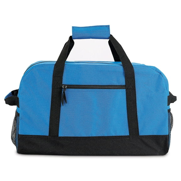 Current Small Blue and Black Kids Duffel Bag, Boys & Girls Sports, Luggage, Activities 9 x 10 ½ x 19 inches