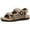 Leopard Brown, variant on Leisfit Womens Orthopedic Walking Hiking Sandals Adjustable Open Toe Sports Water Sandals with Plantar Fasciitis Thick Soled Cushion Outdoor Beach Sandals