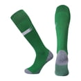 thumbnail image 4 of PLHWHYQ Kids Crew Athletic Socks, Terry Cushioned Warm Football Socks, Breathable Moisture-Wicking Long Sport Socks for Boys Girls, Back To School Green 7-12 Years, 4 of 4
