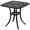 Black, variant on Outsunny Outdoor Side Table Cast Aluminum End Table with Umbrella Hole
