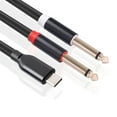 thumbnail image 6 of USB C To Dual 6.35mm Stereo Y Splitter Cable High Quality Audio Cord, 6 of 6
