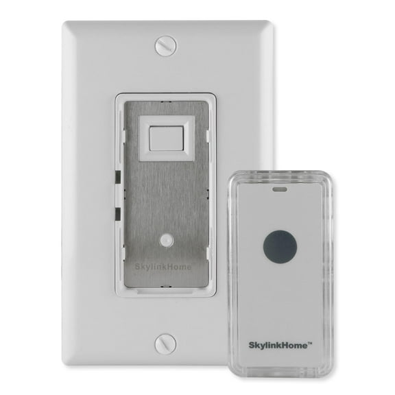 SkylinkHome Wall Switch with Snap-On Remote (WE-318)
