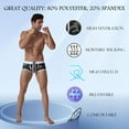 thumbnail image 3 of JOCKMAIL Men's Boxer Briefs Mens Underwear Boxer Briefs with Men's Boxer Shorts Camouflage Underwear, 3 of 8