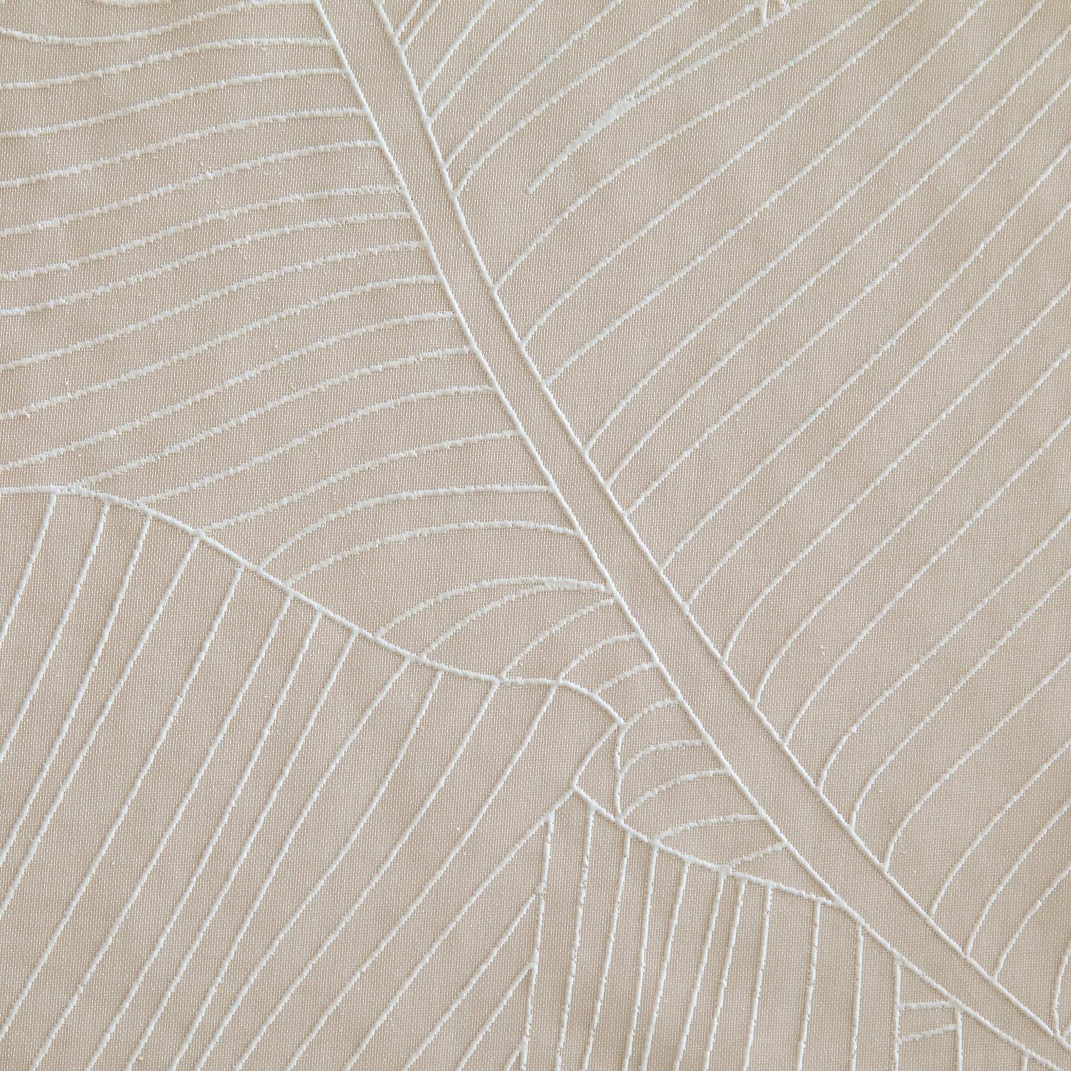 VCNY Home Hudson 4-Piece Leaf Blackout Sheer Curtain Panel Set, Taupe, 38" x 84"