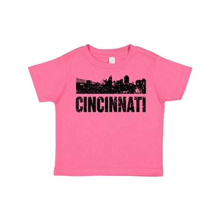 

Inktastic Cincinnati Skyline Grunge Gift Toddler Boy or Toddler Girl T-Shirt