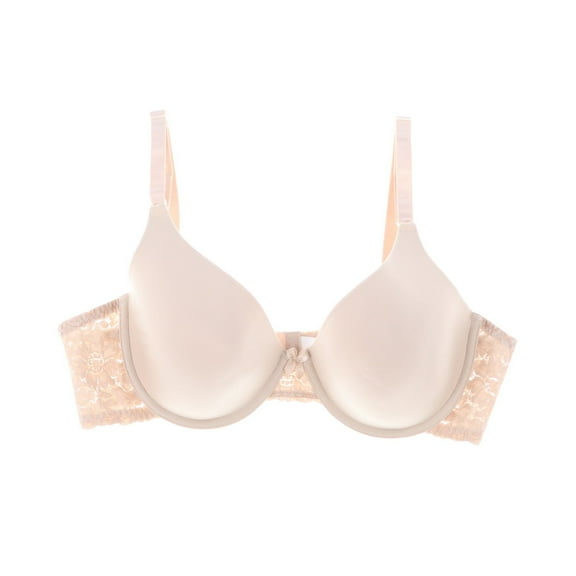Maidenform Women's Demi Underwire Lace Bra Support Comfort Almond 38C New