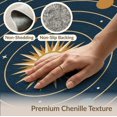 thumbnail image 6 of ODIKA 4'x6' Washable Area Rug Large Cosmic Galaxy Orbiting Bodies Science Planetary Planets for Dorm Room, Small Living Room, Stain Resistant Low Profile, Easy Care, 6 of 7