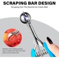 thumbnail image 4 of Small Cookie Scoop Set - Include TSP Cookie Dough Scoops Ice Cream Scoopers Stainless Steel Cookies Scoops for Baking Good Soft Grips Quick Trigger Release, 4 of 8