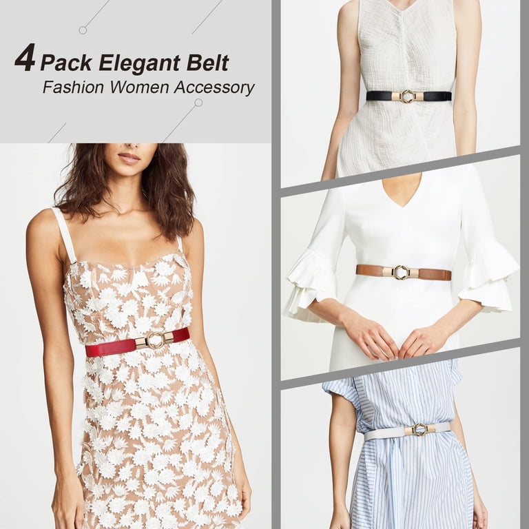 Women Skinny Belt for Dresses Retro Stretch Ladies Waist  display picture 3