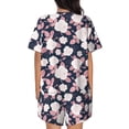 thumbnail image 3 of Xecao Leaves Flower print Swimsuit for women, Summer-ready, sporty style.Quick-dry fabric. Many sizes & colors., 3 of 9