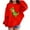 Red, variant on Lorytime Christmas Sweater for Kids Girls Boys Dinosaur Hoodies Long Sleeve Tops Drop Shoulder Cute Pullover Black 5 Years