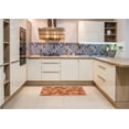 thumbnail image 6 of Ahgly Company Machine Washable Indoor Rectangle Transitional Orange Area Rugs, 2' x 3', 6 of 7