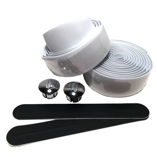 EVA Road Bike White Handlebar Tape, Bicycle Handle Bar Cycling Wraps w