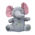 thumbnail image 2 of NIBOLOG Breathing Elephant Plush Toy - Music Light Washable Musical Animal Plushie Stuffed Comfort Doll Soother for Newborn Infants, 2 of 8