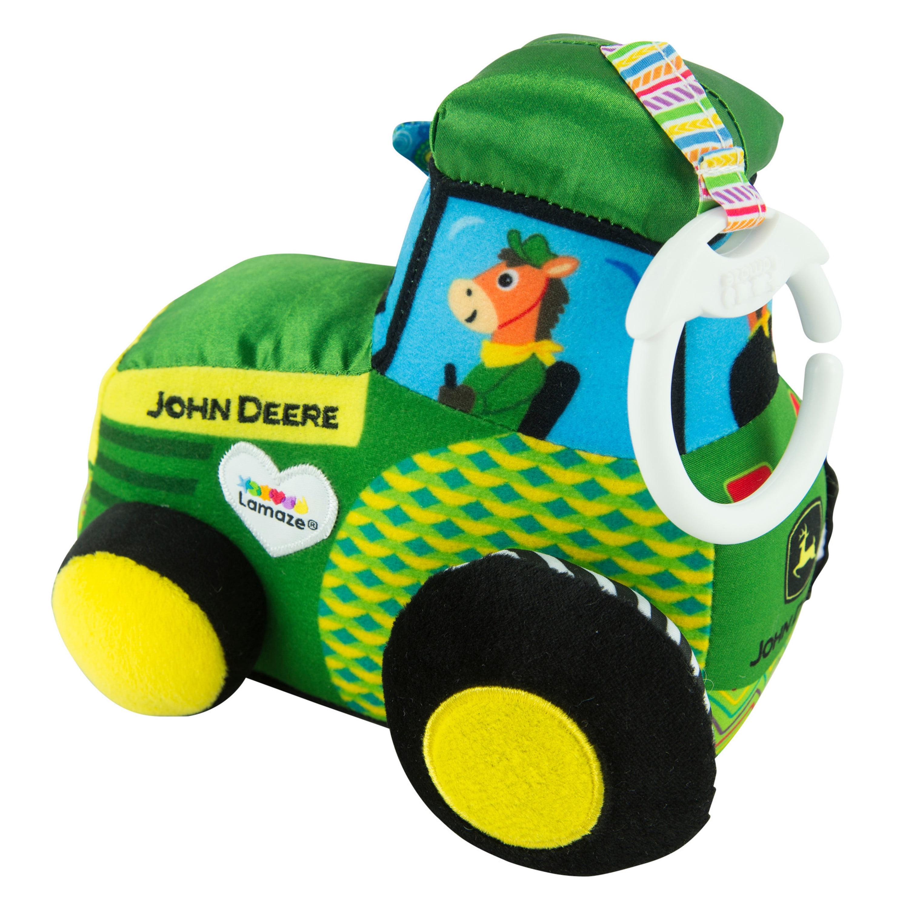 Lamaze John Deere Tractor │ se ajusta a cochecitos los transportistas & bolsas de pañales │ 0m+ 