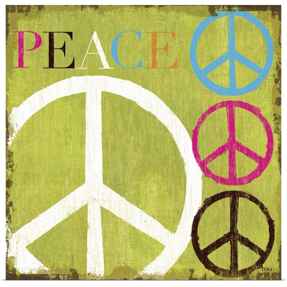 Great BIG Canvas | Rolled Mo Mullan Poster Print entitled Peace