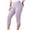Light Purple, variant on Women Capri Pants Plus Size Stretch Knee Length Leggings Elastic Waist Casual Summer Ladies Pull On Capris Black 3XL