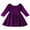 Purple, variant on SILVERCELL 2-7T Toddler Girls Christmas Velvet Twirl Dresses + Headband, Little Girl Casual Long Sleeve Swing A-Line Skater Party Dress, 2-7 Years, Burgundy