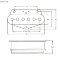 thumbnail image 2 of Single Coil Tele Guitar Neck Bridge Pickup for TL Electric Guitars Accessorys, 2 of 7