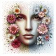 thumbnail image 1 of Visage Coloré - Peinture Diamant DIY, 1 of 6