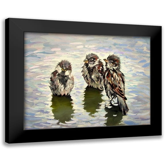 Pautov, Igor 14x12 Black Modern Framed Museum Art Print Titled - Waiting