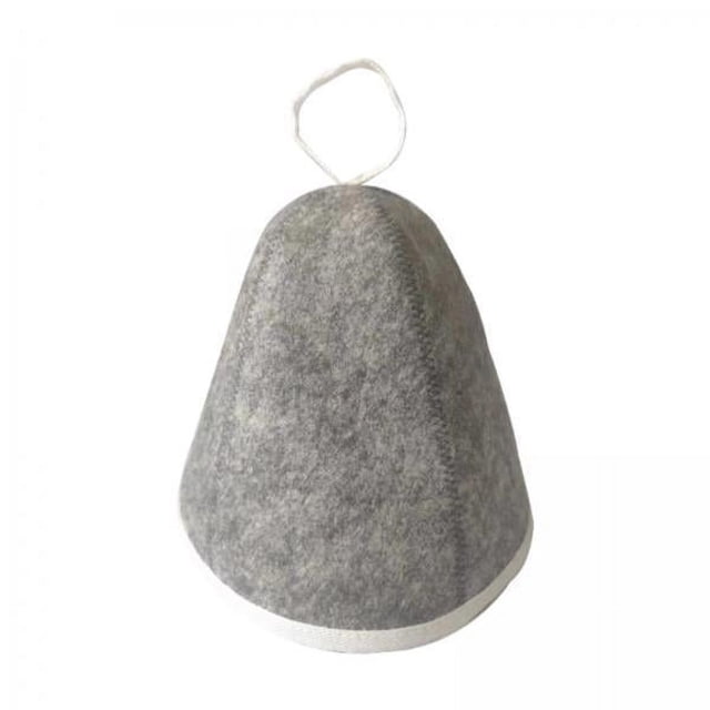 2xSombrero De Fieltro Gorro De Fieltro Para Sauna Portátil Con Buena Absorción De Agua Para Hombres Y Mujeres Bañarse Gris Y