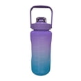thumbnail image 2 of Botella de agua motivadora 2l NetGame Botella de agua Motivador 2L, color azul con morado, 2 of 4