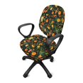 thumbnail image 5 of Psesaysky Tropical Cocktail 2 Pack Set Computer Chair Cover for High Back Chairs, Washable Non-Slip Polyester Office Chair Slipcovers, 5 of 8