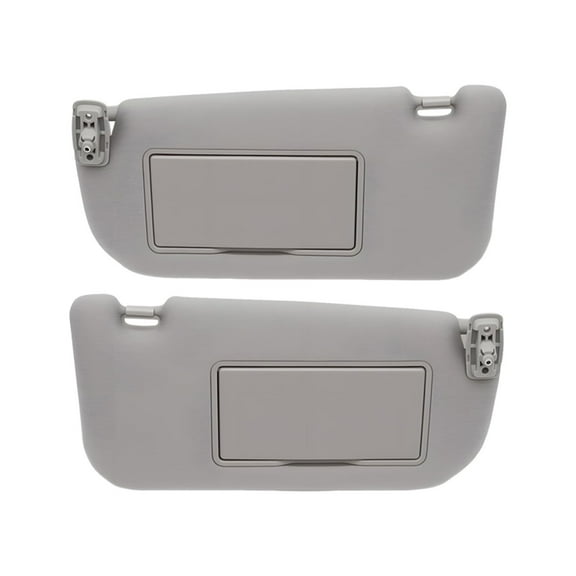 Left Driver And Right Passenger Side Sun Visor For Kia Sportage 2005-2010, Sun Visors For Car With Makeup Mirror, Car Sun Visor Replaces 22850306-a pair-grey