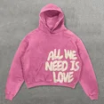 thumbnail image 5 of Sudadera con capucha de gran tamaño con estampado de letras retro de moda americana nueva de 2024 para mujer, sudadera informal gótica estilo hip-hop Y2K Harajuku, top de calle, 5 of 5