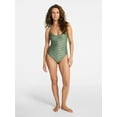 thumbnail image 2 of Time and Tru Women's and Women's Plus Collections V-Neck One Piece Swimsuit, 2 of 5