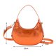 thumbnail image 4 of Bolso bandolera con patrón de cocodrilo Bolso de hombro de mujer de cuero PU para el trabajo (naranja), 4 of 8