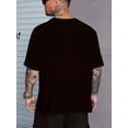 thumbnail image 2 of Plus Size Men's Short Sleeve T-shirt, CALLED A DAD Print Casual Comfy Breathable Summer Tee Tops, 2 of 5
