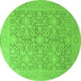 thumbnail image 1 of Ahgly Company Indoor Round Oriental Green Traditional Area Rugs, 8' Round, 1 of 4