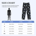 thumbnail image 4 of Lsque Daisies Flowers Print Men's Pajama Pants, Lounge Pant - Comfortable Home Wear,Elastic Waistband, Stylish Design-Small, 4 of 9