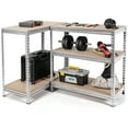 thumbnail image 6 of Topbuy 5-Tier Industrial Steel Storage Shelves Garage Rack with Adjustable Shelves Silver, 6 of 6