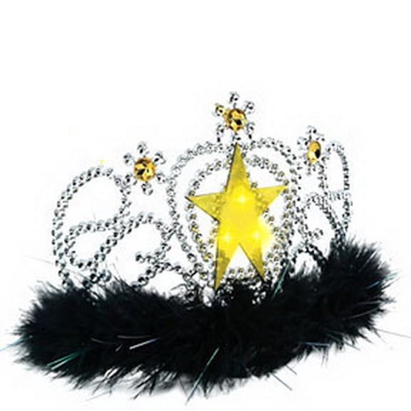 Light-Up Star Tiara Party Accessory (1 count) (1/Pkg)