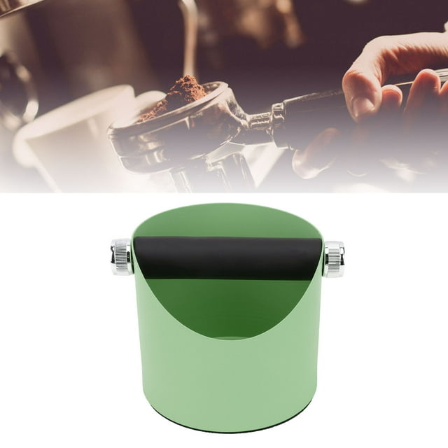 Coffee Knocking Slag Bucket, Non Slip Base Detachable Tap Bar Coffee Machine Grounds Box ABS For Bar ,Black,Yellow,Grey,Blue,Green