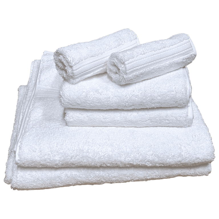 Supima Cotton Bath Towel White - Two Towels