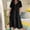 *Black, variant on ClodeEU Women's Linen Blend V Neck Short Sleeve Button Down Midi Dress,Casual Loose Sundress with Pockets Beige,Women's Plus L