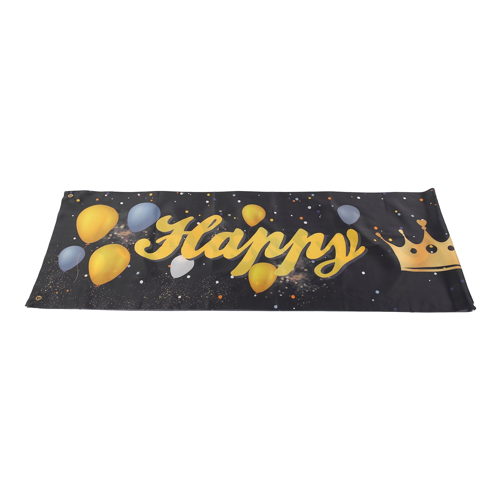 Happy Birthday Backdrop , Multi Purpose Polyester Fabric Happy Birthday