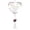 D, variant on Heart Acrylic Ornament, Mother's Day Gifts for Mom Wind Chime, Window Hanging Pendant with Beads for Mum Aunt Sister, Birthday Home & Car Decor, Personalized Mother's Day Gift