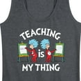 thumbnail image 3 of Dr. Seuss - Teaching Is My Thing - Women's Racerback Tank Top, 3 of 6