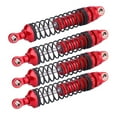 thumbnail image 3 of 4pcs Aluminium Alloy Red RC Shock Absorber Accessory Fit for SCX10 D90 1/10 RC Crawler Car, 3 of 6