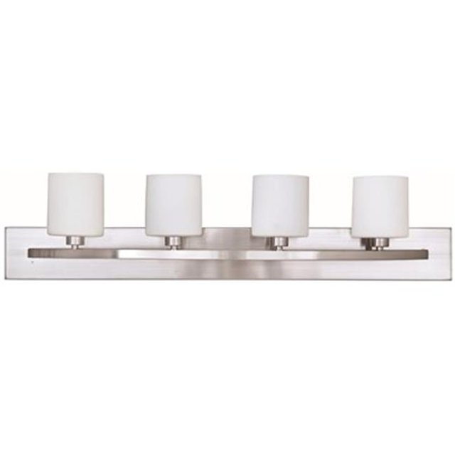 NS-53304 Vanity Fixture 4 Light, Brushed Nickel